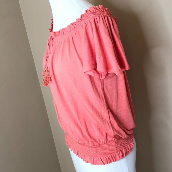 SOLD OUT IN SIZE SMALL Free People FP Movement Pink Off Shoulder Top - Picture 7 of 16